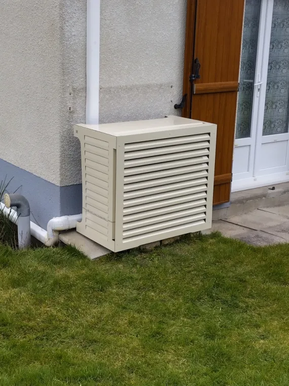 Installation d'un cache climatisation à BERCK-SUR-MER, Rang-du-Fliers, C2L Pompe à Chaleur et Climatisation