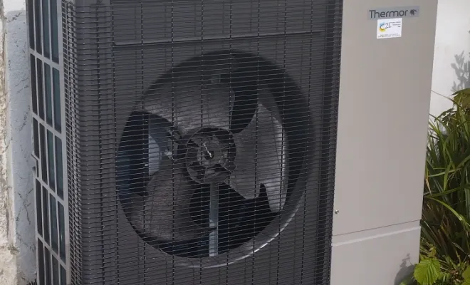 Installation et mise en service d'une pompe à chaleur air eau THERMOR Aérolia 2 Duo R32, Rang-du-Fliers, C2L Pompe à Chaleur et Climatisation