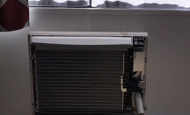 Installation et mise en service d'une climatisation réversible console  dans un mobile-home, Rang-du-Fliers, C2L Pompe à Chaleur et Climatisation