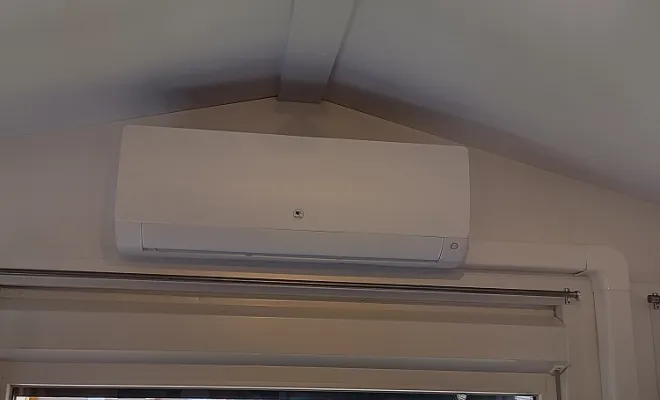 Installation et mise en service d'une climatisation réversible dans un MOBILE HOME à Rang du Fliers, Rang-du-Fliers, C2L Pompe à Chaleur et Climatisation