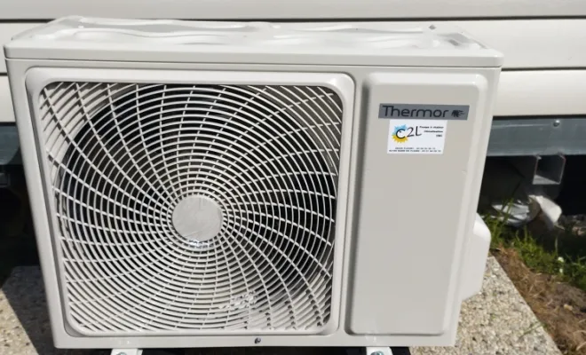 Installation et mise en service d'une climatisation réversible mono-split THERMOR dans un mobile-home à MERLIMONT, Rang-du-Fliers, C2L Pompe à Chaleur et Climatisation