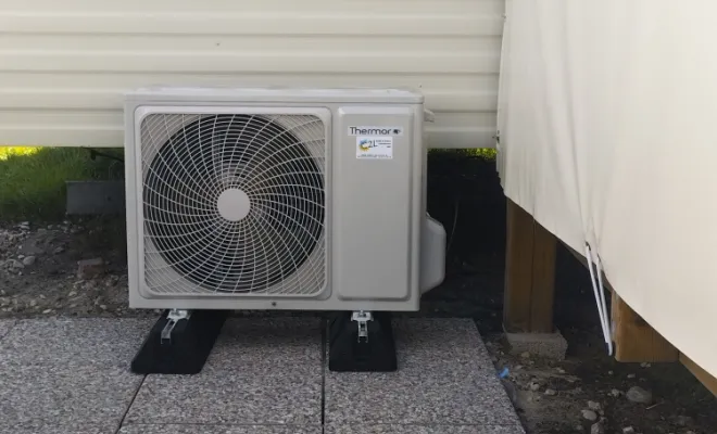 Installation et mise en service d'une climatisation réversible sur un Mobile-home à RANG-DU-FLIERS, Rang-du-Fliers, C2L Pompe à Chaleur et Climatisation