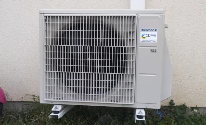 Installation et mise en service d'un ballon thermodynamique split THERMOR à BERCK, Rang-du-Fliers, C2L Pompe à Chaleur et Climatisation