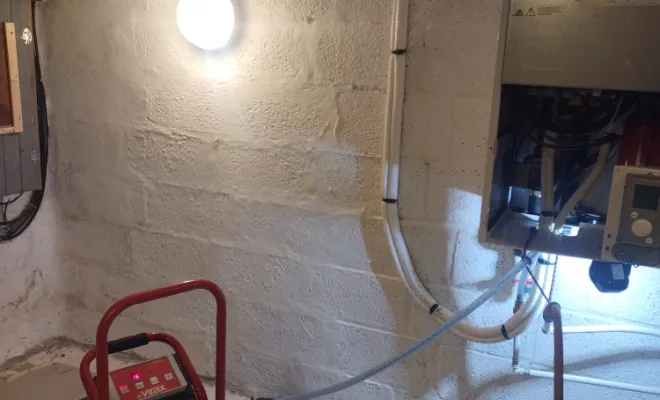 Désembouage d'un réseau de radiateur sur une pompe à chaleur air eau ATLANTIC à SORRUS, Rang-du-Fliers, C2L Pompe à Chaleur et Climatisation