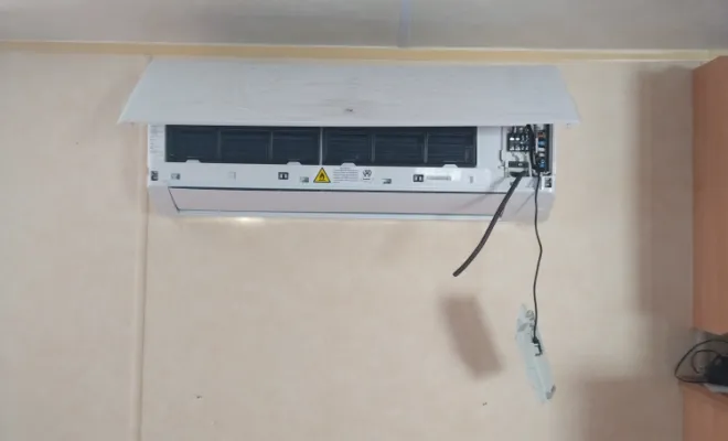 Installation et mise en service d'une climatisation réversible THERMOR  Niseko sur un mobile-home à BERCK SUR MER, Rang-du-Fliers, C2L Pompe à Chaleur et Climatisation