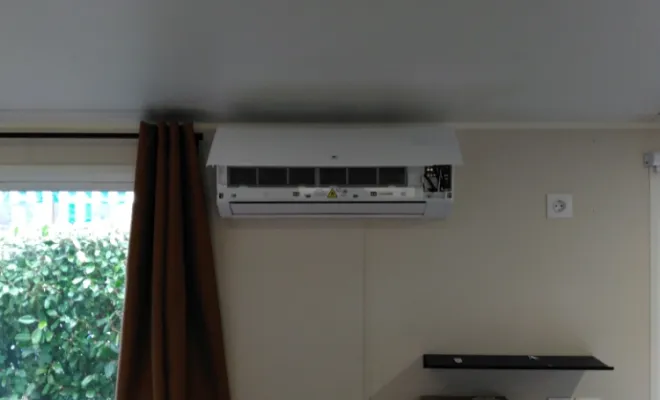 Installation et mise en service d'une climatisation réversible THERMOR Niseko dans un mobile-home à BERCK, Rang-du-Fliers, C2L Pompe à Chaleur et Climatisation