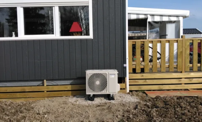 Installation et mise en service d'une climatisation réversible THERMOR Niseko dans un mobile-home à BERCK, Rang-du-Fliers, C2L Pompe à Chaleur et Climatisation