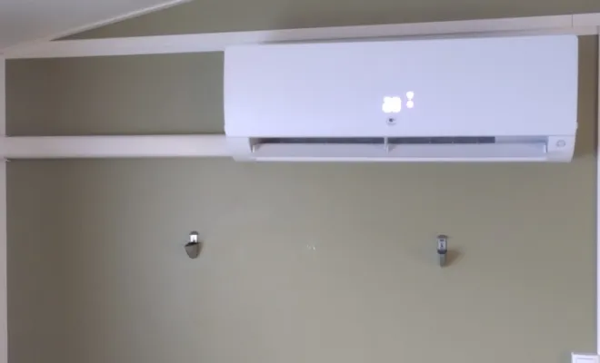 Installation et mise en service d'une climatisation réversible THERMOR Niseko dans un mobile-home à BERCK, Rang-du-Fliers, C2L Pompe à Chaleur et Climatisation