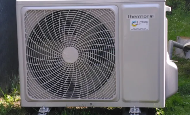 Installation et mise en service d'une climatisation réversible THERMOR Niseko dans un mobile-home à RANG-DU-FLIERS, Rang-du-Fliers, C2L Pompe à Chaleur et Climatisation