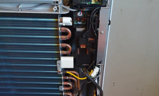 Installation et mise en service d'une climatisation réversible THERMOR dans un BUNGALOW , Rang-du-Fliers, C2L Pompe à Chaleur et Climatisation