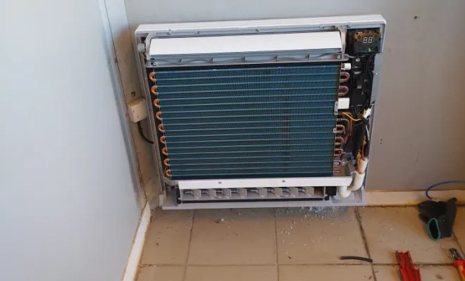 Installation et mise en service d'une climatisation réversible THERMOR dans un BUNGALOW , Rang-du-Fliers, C2L Pompe à Chaleur et Climatisation